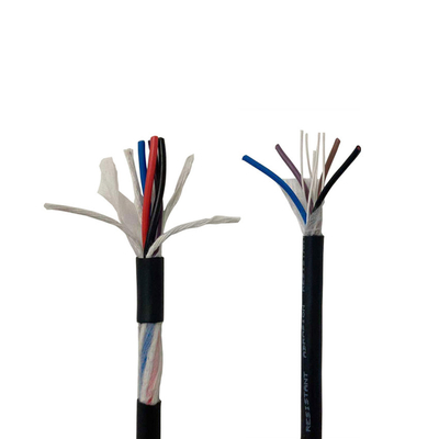 4 Core Robotic Cable TPE Wire 18 Awg Stranded Bare Copper